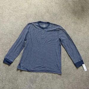 Sonoma Mens Knits Long Sleeved Striped Tee